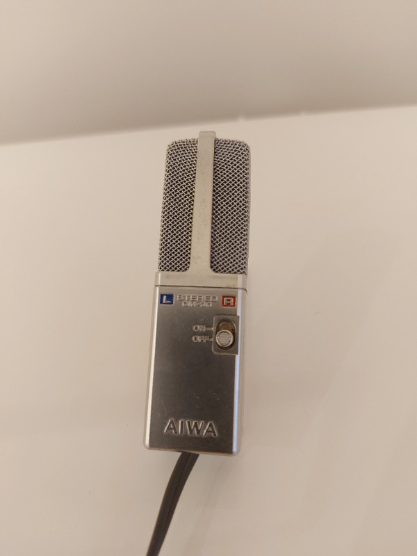 Vintage Aiwa CM-30 Microphone Mini Con made in Japan 80s in Other in Kitchener / Waterloo - Image 3