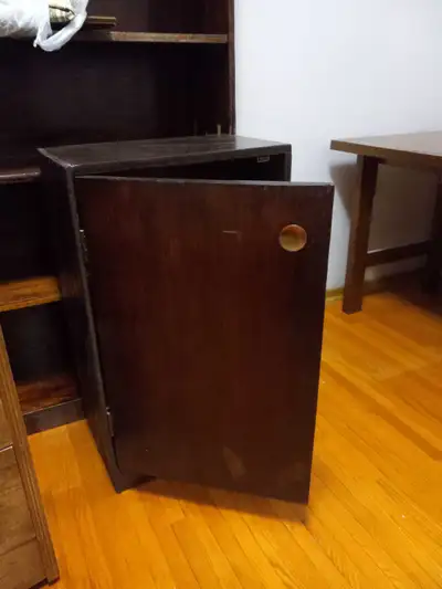 Wood cabinet with door, View more