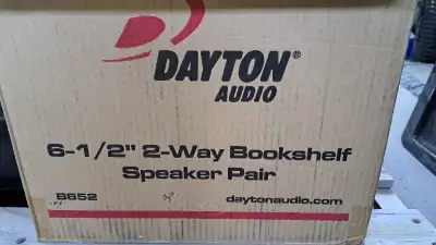 New. Dayton B652, 6.5 inch speakers.
