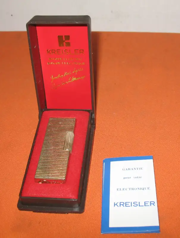 Lighter KREISLER Fisher Seville Japan  Butane Electric -Lke New in Arts & Collectibles in Edmonton - Image 2