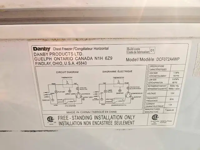 7 cu ft Chest Freezer63234628706691123