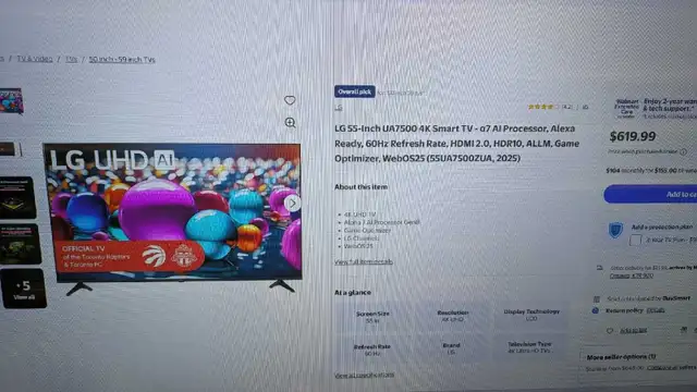 LG 55" UHD 4K TV *NEW IN BOX* in TVs in Ottawa - Image 3