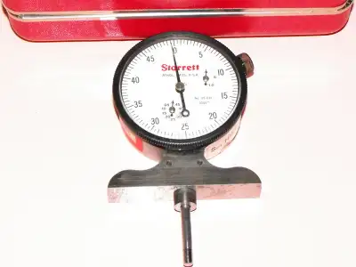 Starrett 25-631 Dial Depth Indicator And Case, View more