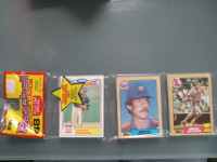 1987 TOPPS UNOPENED BASEBALL RACK PACKS - MY BEST ONES!