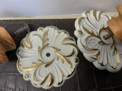 DOOR KNOB HARDWARE x 4, RETRO from 60’s, View more