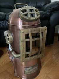 Diving helmet antique nautical marine steampunk shallow water