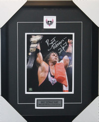 Bret Hitman Hart signed autograph WWF WWE wrestling 8x10 framed