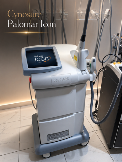 CYNOSURE PALOMAR ICON LASER MACHINE HAIR REMOVAL 2 HANDPIECES, View more