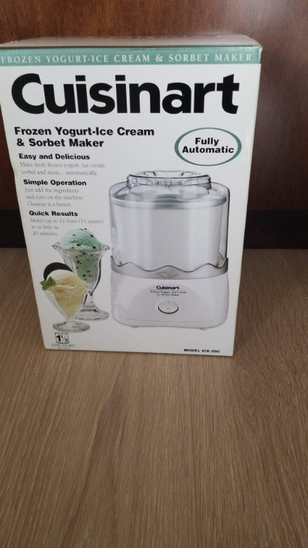 Cuisinart Frozen Yogurt-Ice Cream & Sorbet Maker - Brand New in Other in Tricities/Pitt/Maple