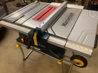 10 inch Mastercraft Table Saw In Excellent Condition, View more