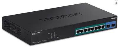 TRENDnet 10-Port Gigabit Web Smart PoE, View more