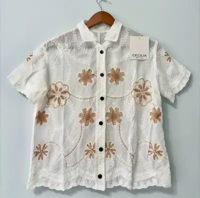Cecilia Embroidered Blouse / Shirt, View more