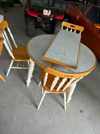 Table and chairs, View more