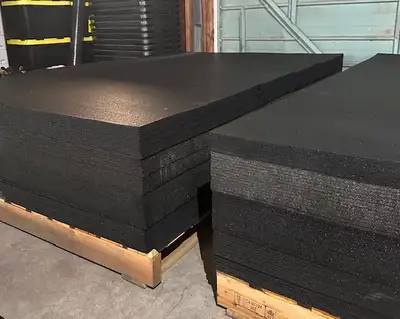 4x6 ft 7mm Rubber utility/Gym Mats $60 Each Great Quality, View more