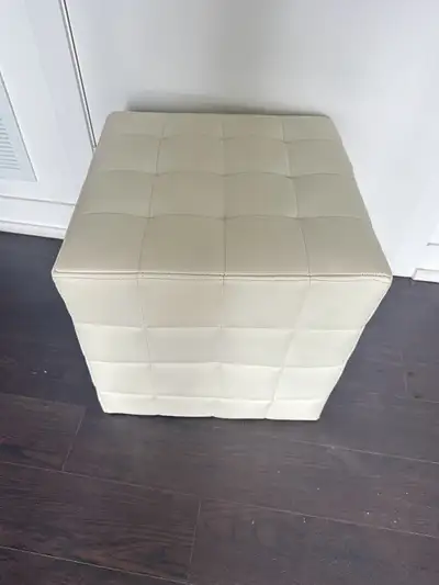 Leather Ottoman, View more