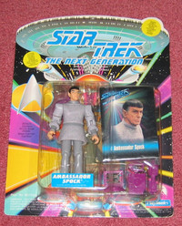Star Trek: Next Generation - Ambassador Spock figure in package