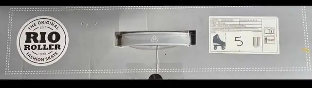 Rio Roller Signature Quad Roller Skates Black Size 5 BRAND NEW  in Skates & Blades in Windsor Region - Image 6