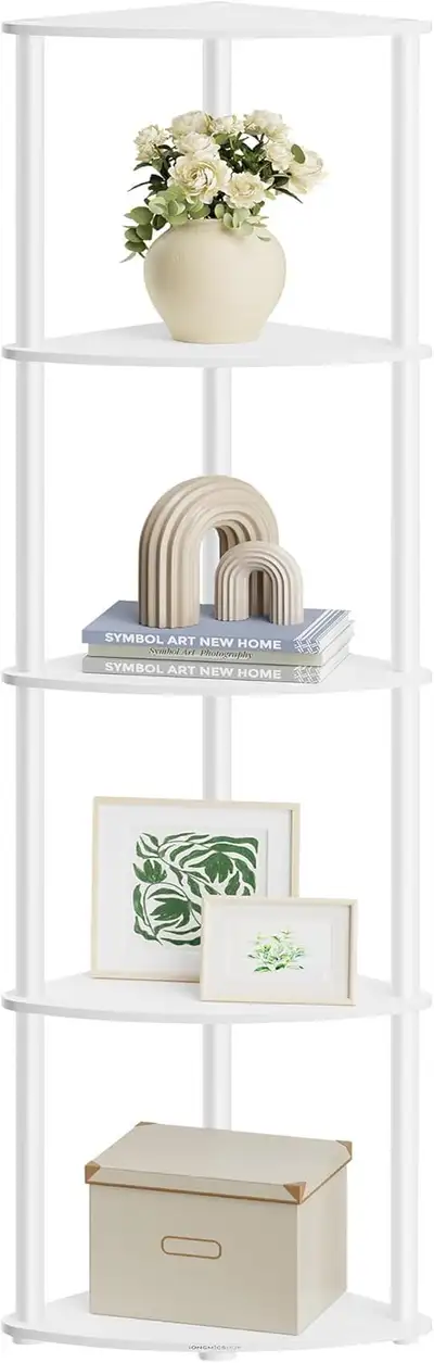 5-Tier Corner Shelf – Snow White, View more