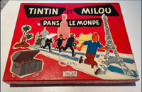 Jeu Tintin et Milou dans le Monde (Jeux Noel) 1969