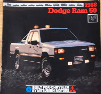 1988 DODGE RAM 50:AUTO BROCHURE FOR SALE