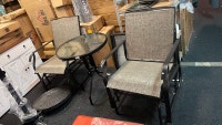 Outsunny 3pc Outdoor Glider Chairs one table Glider Rocking  Markham / York Region Toronto (GTA) Preview