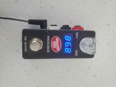 Disaster Area Micro Clock...Tap Tempo controller pour pédale, View more