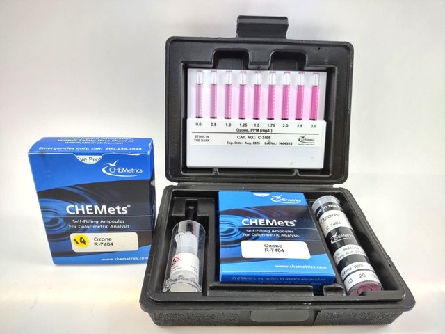 Visual Ozone Test Kit — CHEMets K7404 + R7404 in Other in Kitchener / Waterloo