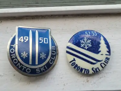 Vintage Toronto Ski Club Pins, View more