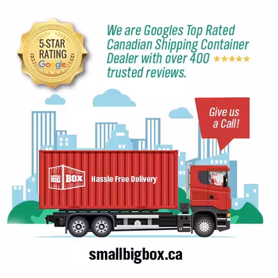 Contact us at SMALL BIG BOX 888-918-8820 day or night 7 days a week as we are always on call. We wil...