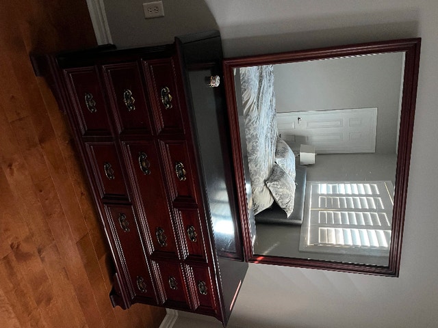 Gibbard mahogany bedroom set Dressers & Wardrobes Barrie Kijiji