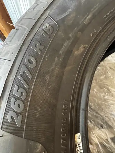 Brand new set of 4 Michelin LTX Trail off 2025 Toyota Tundra (265/70/R18 116T (using the rims for sn...