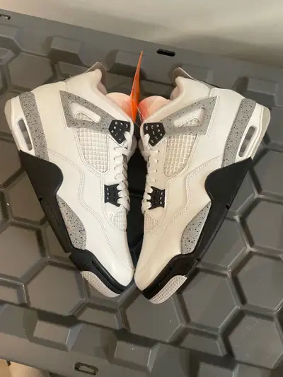 Jordan 4 White Cement Size 10 DS, View more