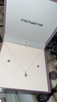 Michael Hill Necklace + Earrings Set