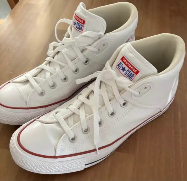 Converse (size 11 too large; worn once for trial)
