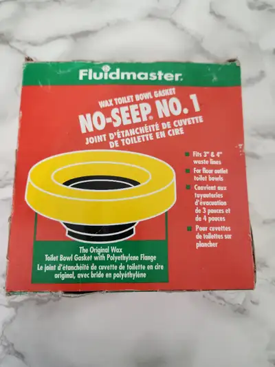 Fluidmaster wax toilet bowl gasket