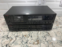 Luxman cassette deck and CD player model 111