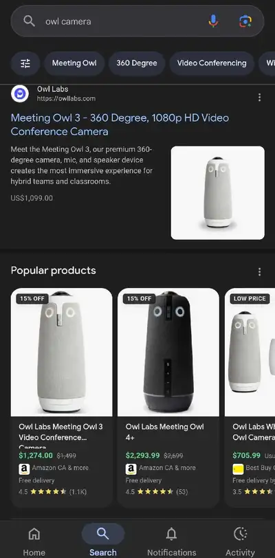 Owl 360Degree Conference Security 1080p Camera, View more