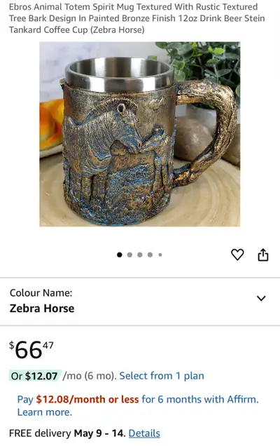 Ebros Animal Totem Spirit Mug, View more