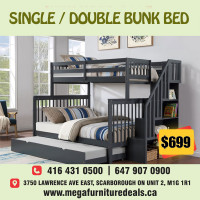 NEW  YEAR SALE KIDS  BED ROOM SET, BUNK BED, TRUNDLE BED