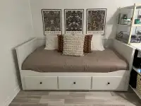 IKEA Hemnes Daybed with Two Ågotnes Mattresses
