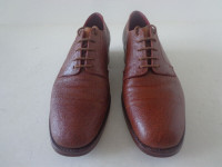USED BESPOKE 8.5D John Lobb Men's Stingray Wholecut Derby Shoes