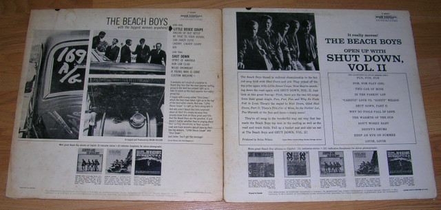 Records. 2 BEACH BOYS-"LITTLE DEUCE COUPE " & "SHUT DOWN VOL. 2" in CDs, DVDs & Blu-ray in St. Catharines - Image 2