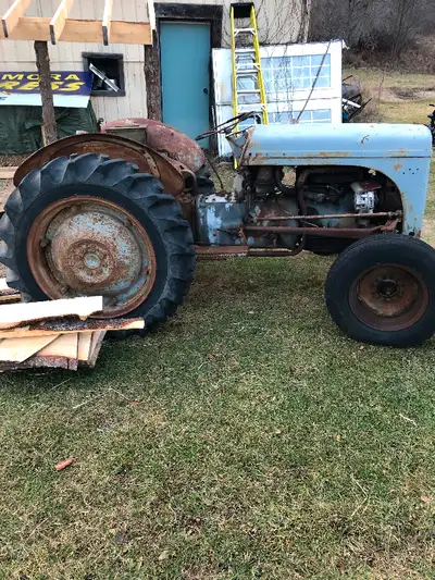 1950’s Massey Ferguson tractor for sale, running, good for a project or parts. $1000.00, all reasona...