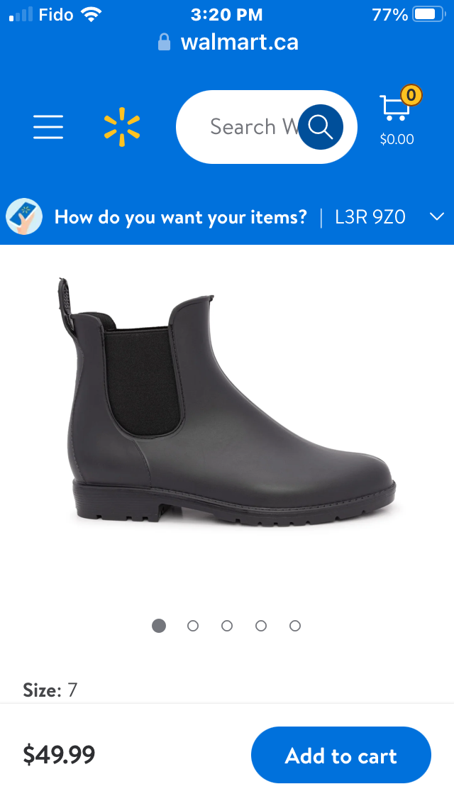 Ladies Waterproof Rain Boots Size8 P/U Markham in Women's - Shoes in Markham / York Region - Image 10