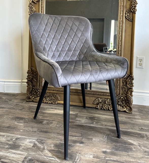 Brand New Dining Chair Velvet and Leatherette upholstery 1 UNIT