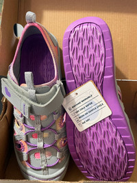 Girls Sketchers Sandals Youth S4 NWT