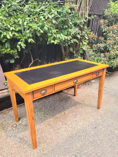 Large Maple Wood Desk, View more