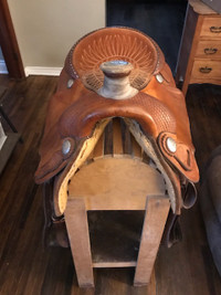 18 inch Billy Cook Riping Saddle 