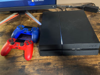 PS4 500gb console with 2 controllers