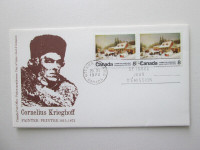 Cornelius Krieghoff First Day Covers Canadian Postage Stamps